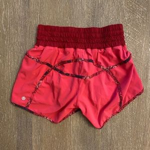 Pink Lulu lemon shorts